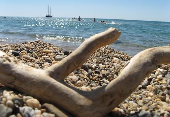 Spiaggia di Geremeas, litoranea per Villasimius